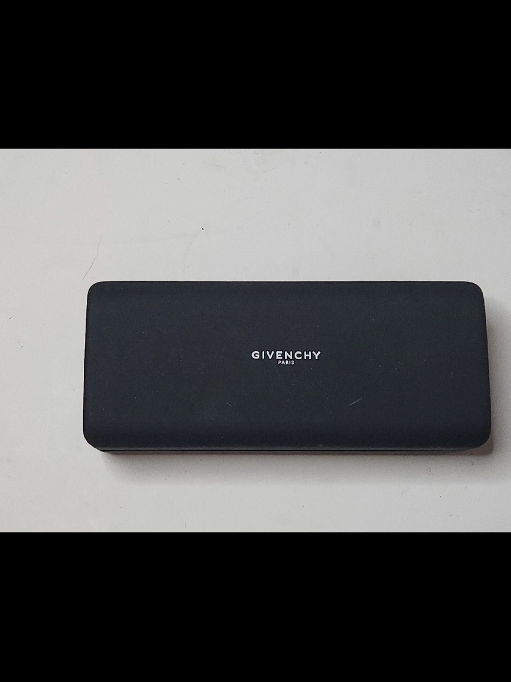 Givenchy Black Eyewear Case with Subtle Logo